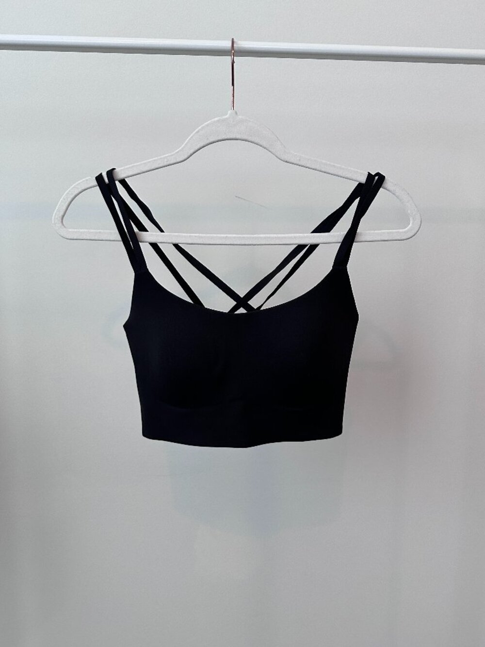 American Eagle OFFLINE by Aerie Sports Bra Black Size Medium Worn Twice